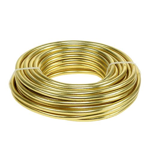 Floristik24 Filo di alluminio 5mm 500g oro