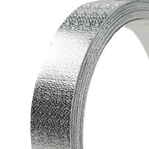 Prodotto Nastro in alluminio flat wire argento opaco 20mm 5m
