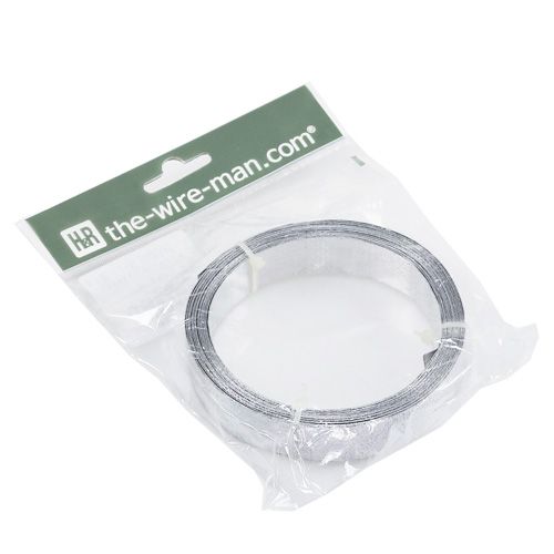 Prodotto Nastro in alluminio flat wire argento opaco 20mm 5m