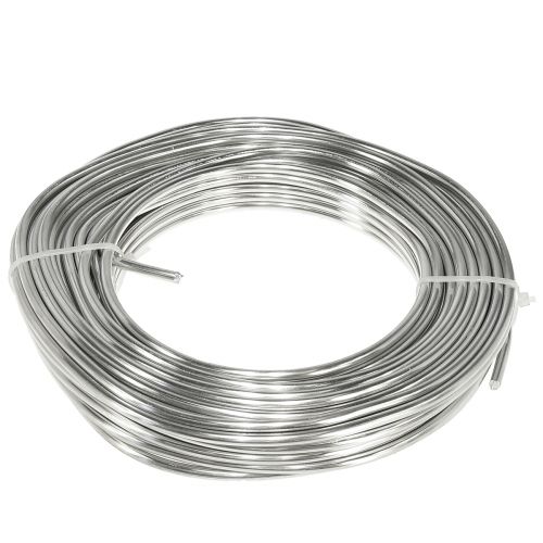 Filo di alluminio filo artigianale argento lucido filo decorativo Ø5mm 1kg