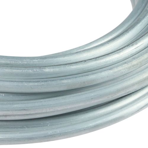 Prodotto Filo di alluminio filo di alluminio 5 mm filo per gioielli bianco-argento opaco 500 g