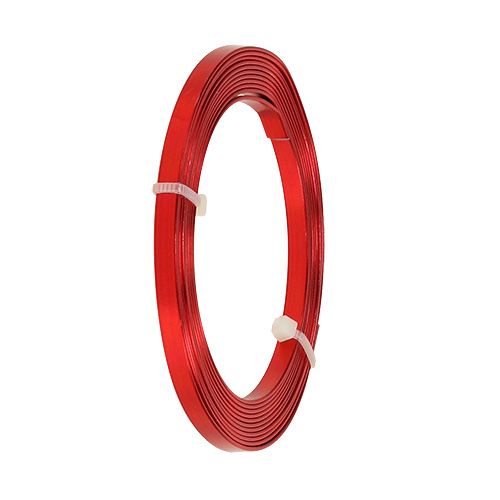 Prodotto Filo piatto di alluminio rosso 5mm x 1mm 2,5m