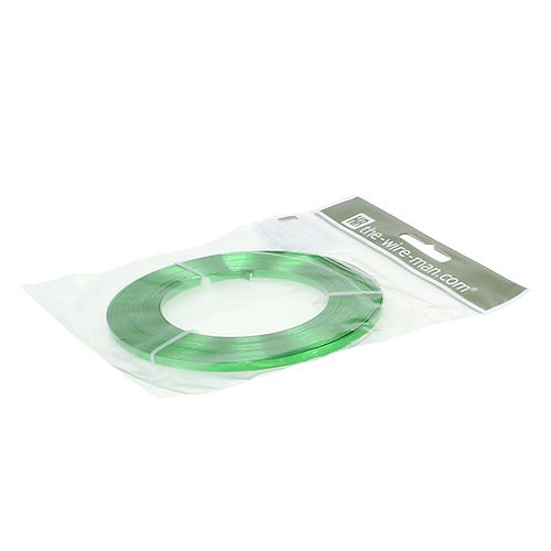 Prodotto Filo piatto in alluminio verde mela 5mm 10m