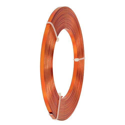 Prodotto Filo piatto in alluminio Arancio 5mm 10m