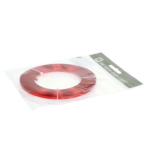 Prodotto Filo piatto in alluminio rosso 5mm 10m