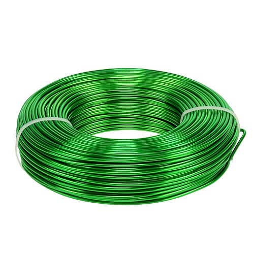 Floristik24 Filo di alluminio Ø2mm 500g 60m verde mela