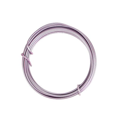 Floristik24 Filo di alluminio 2mm viola chiaro 3m