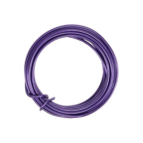 Floristik24 Filo di Alluminio 2mm Viola 3m