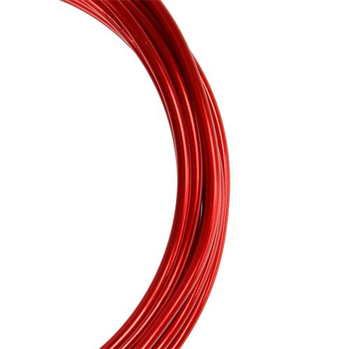 Prodotto Filo di Alluminio 2mm Rosso 3m