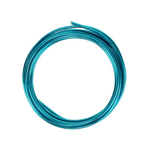 Prodotto Filo di alluminio 2mm turchese 3m