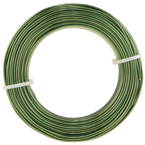 Prodotto Filo di alluminio verde Ø2mm filo per bricolage verde scuro 500g 60m