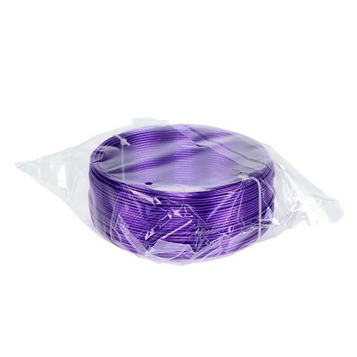 Floristik24 Filo di alluminio Viola Ø2mm 500g (60m)