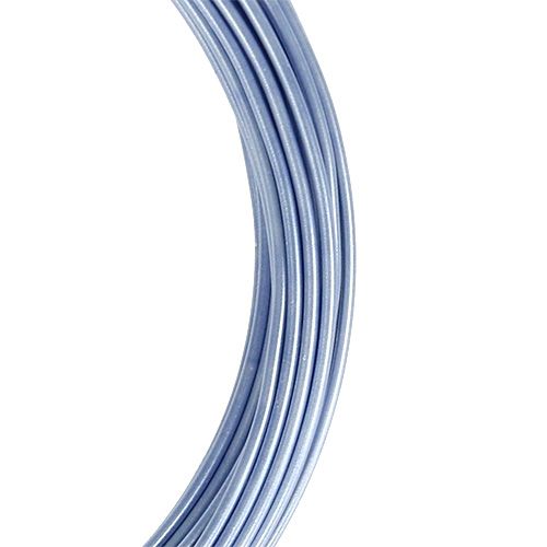 Prodotto Filo di alluminio blu pastello Ø2mm 12m