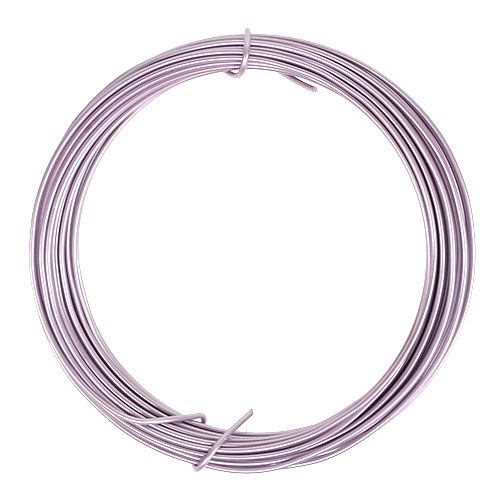Filo di alluminio viola pastello Ø2mm 12m