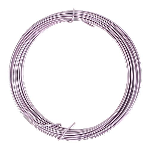 Prodotto Filo di alluminio viola pastello Ø2mm 12m