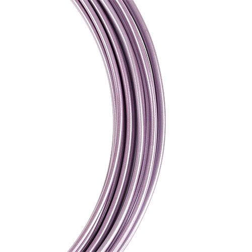 Filo di alluminio viola pastello Ø2mm 12m