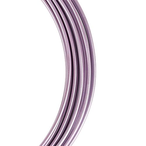 Prodotto Filo di alluminio viola pastello Ø2mm 12m