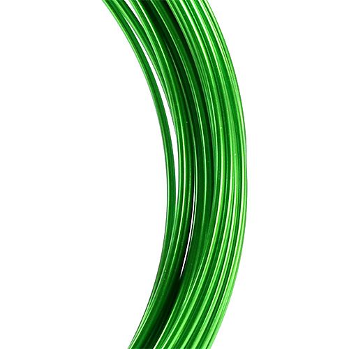 Prodotto Filo di alluminio 2mm 100g verde mela