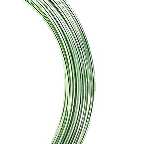 Prodotto Filo di alluminio 2mm 100g verde menta