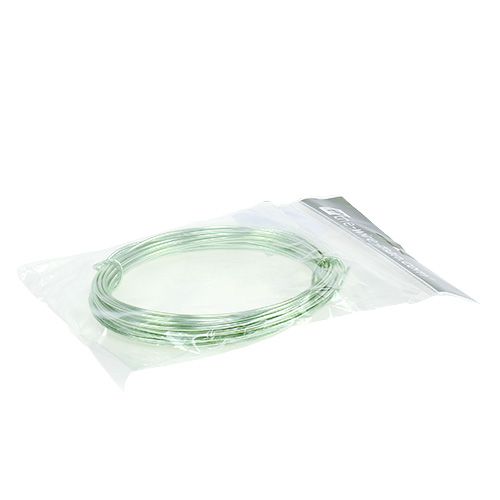 Prodotto Filo di alluminio 2mm 100g verde menta