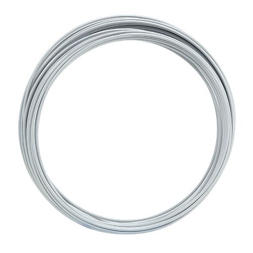 Floristik24 Filo di Alluminio 2mm 100g Bianco