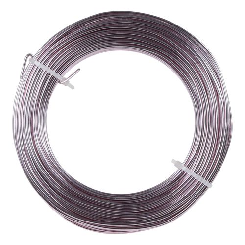 Prodotto Filo di alluminio Ø2mm filo decorativo rosa rotondo 480g