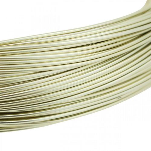 Prodotto Filo di alluminio Ø1mm filo per gioielli champagne rotondo 120g