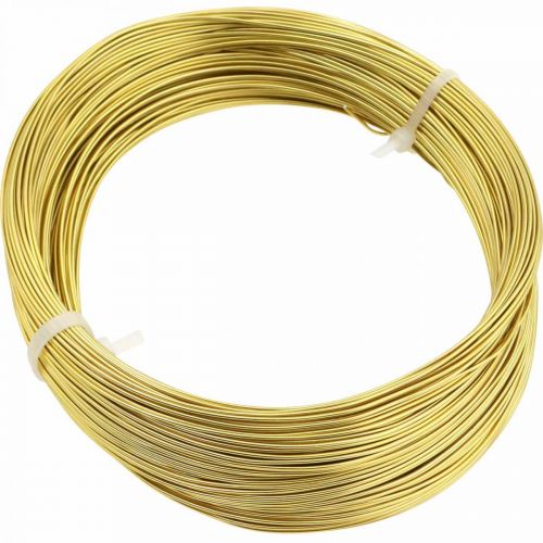 Prodotto Filo di alluminio Ø1mm filo decorativo oro tondo 120g