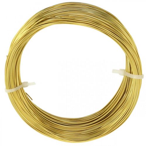 Prodotto Filo di alluminio Ø1mm filo decorativo oro tondo 120g