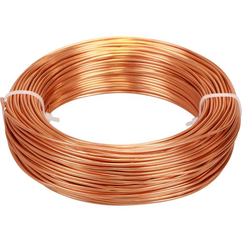 Prodotto Filo di alluminio arancione Ø2mm 500g 60m