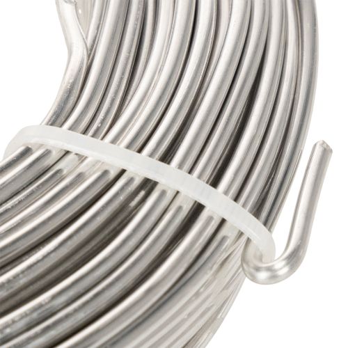 Filo di alluminio, argento, 3 mm, filo per lavori creativi, 1 kg | Floristik24.it