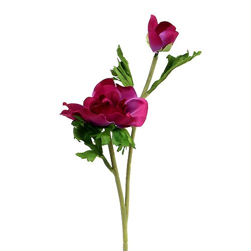 Floristik24 Anemone artificiale Fucsia 6pz