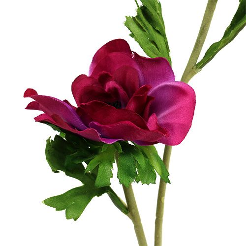 Floristik24 Anemone artificiale Fucsia 6pz