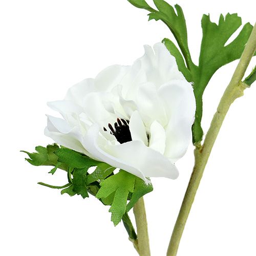 Floristik24 Anemone artificiale bianco 6pz