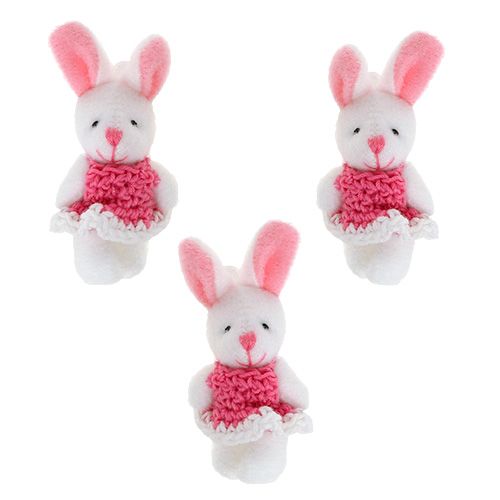 Pendente Bunny 5,5 cm Rosa 9 pezzi