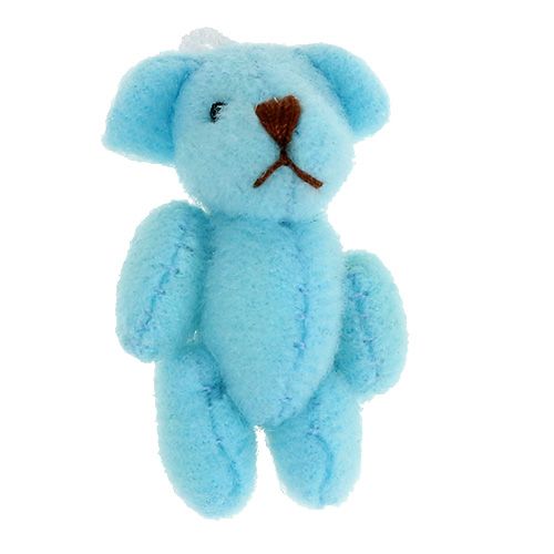 Prodotto Orso ciondolo azzurro 3,8 cm 12 pezzi