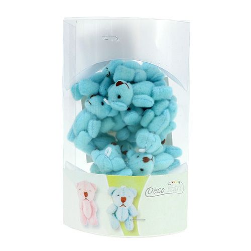 Prodotto Ciondolo orso azzurro 3,8 cm 12 pz