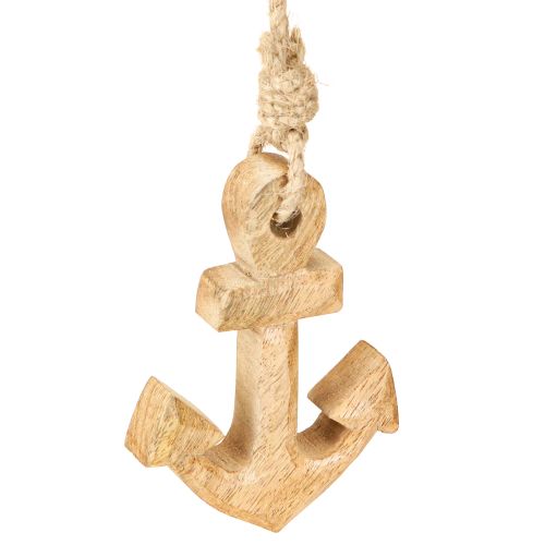 Prodotto Decorazione ad ancora Appendiabiti in legno naturale 7cmx10cm 6 pezzi