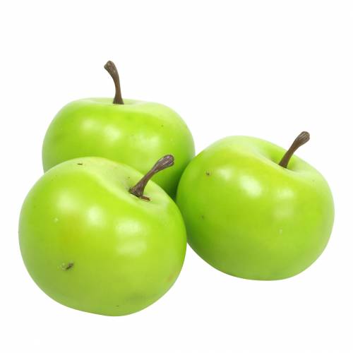 Prodotto Mini mela verde artificiale Ø4cm 24 pezzi