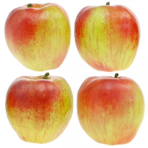 Floristik24 Mela artificiale, frutta decorativa Ø8cm 4pz