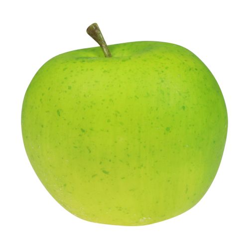 Floristik24 Verde mela decorativo, frutta decorativa, ciuccio Ø6,5 cm