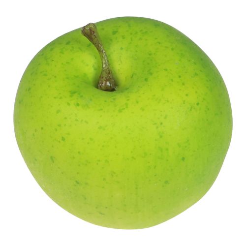 Floristik24 Verde mela decorativo, frutta decorativa, ciuccio Ø6,5 cm