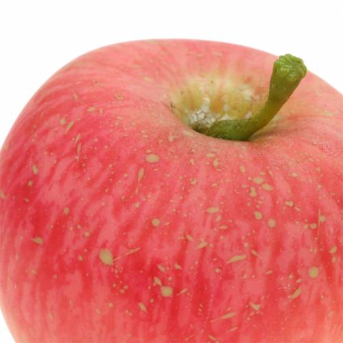 Floristik24 Deco mela rosa, giallo real touch 6,5 cm 6 pezzi