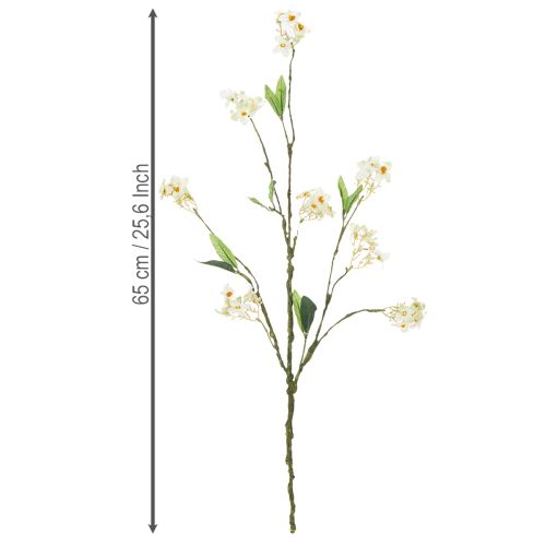Prodotto Ramo di fiori di melo, ramo di fiori artificiali, bianco, 65 cm, 1 pezzo