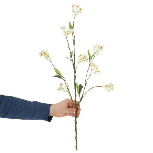 Prodotto Ramo di fiori di melo, ramo di fiori artificiali, bianco, 65 cm, 1 pezzo
