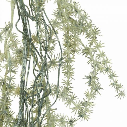 Ghirlanda di asparagi artificiali bianco, grigio appendiabiti 170cm