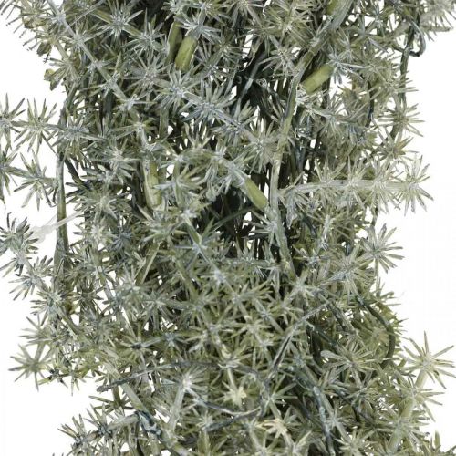 Prodotto Ghirlanda decorativa di larice Ghirlanda di aghi artificiali innevata bianco grigio Ø32cm