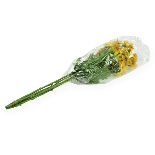 Floristik24 Deco branch Marguerite Yellow 43cm 4 pezzi