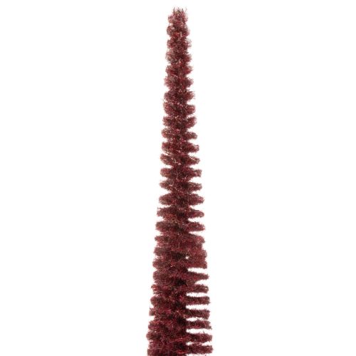 Albero di Natale decorativo, figura slanciata su base di legno, 60 cm | Floristik24.it