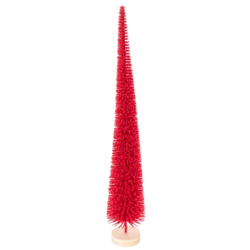 Albero di Natale decorativo stretto, albero di Natale artificiale su base in legno, 40 cm, 3 pezzi
